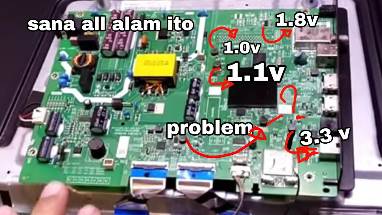 XTREME 43 android tv stanby red not turning on