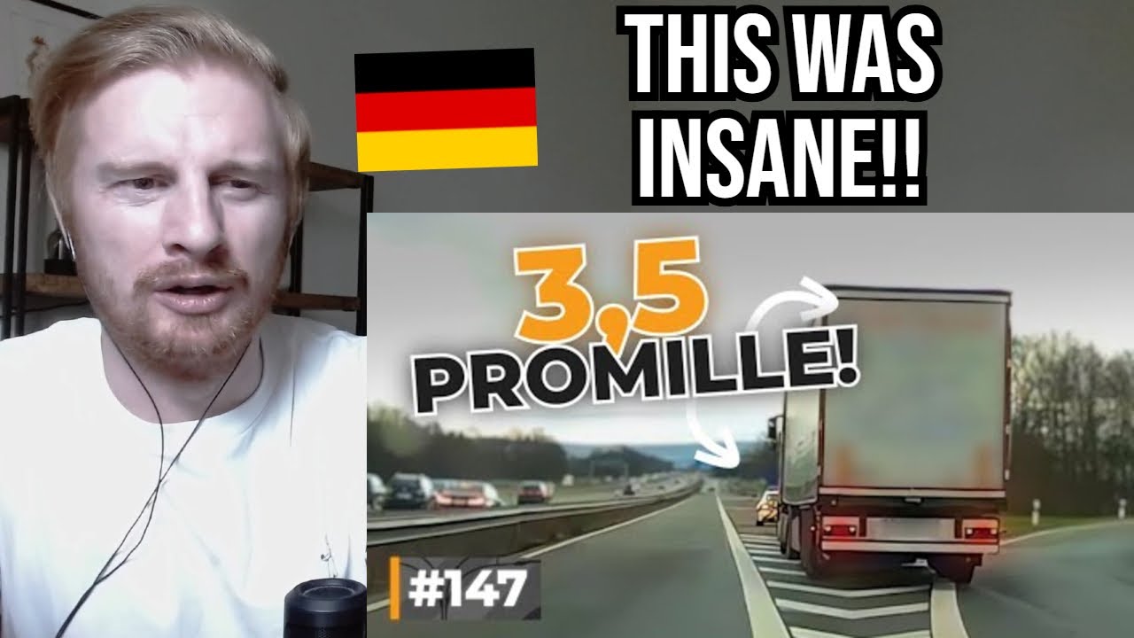 Reaction To Crazy Truck Driver in Germany