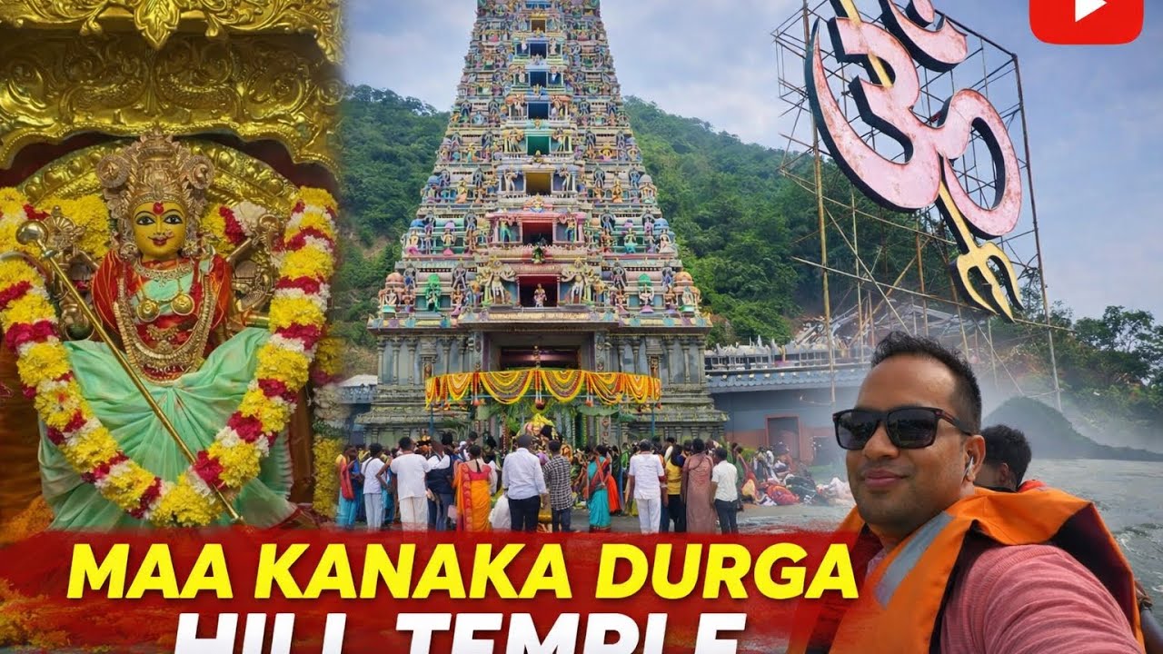 Maa Kanaka Durga Hills Temple Vijayawada Tour | Indrakeeladri Parvat Darshan | Full Travel 