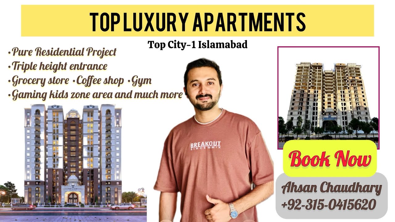 Top Luxury Apartments In Top City-1 Islamabad 