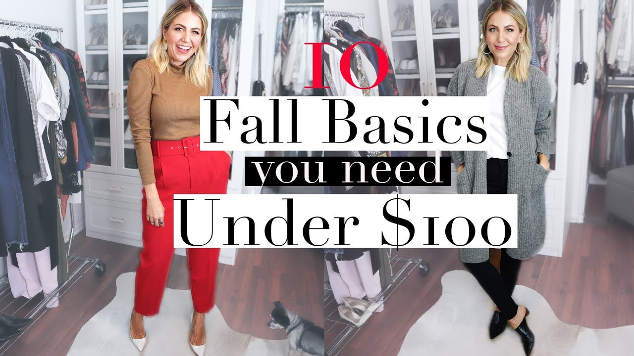 TOP 10 Fall Basics You Need | Under $100