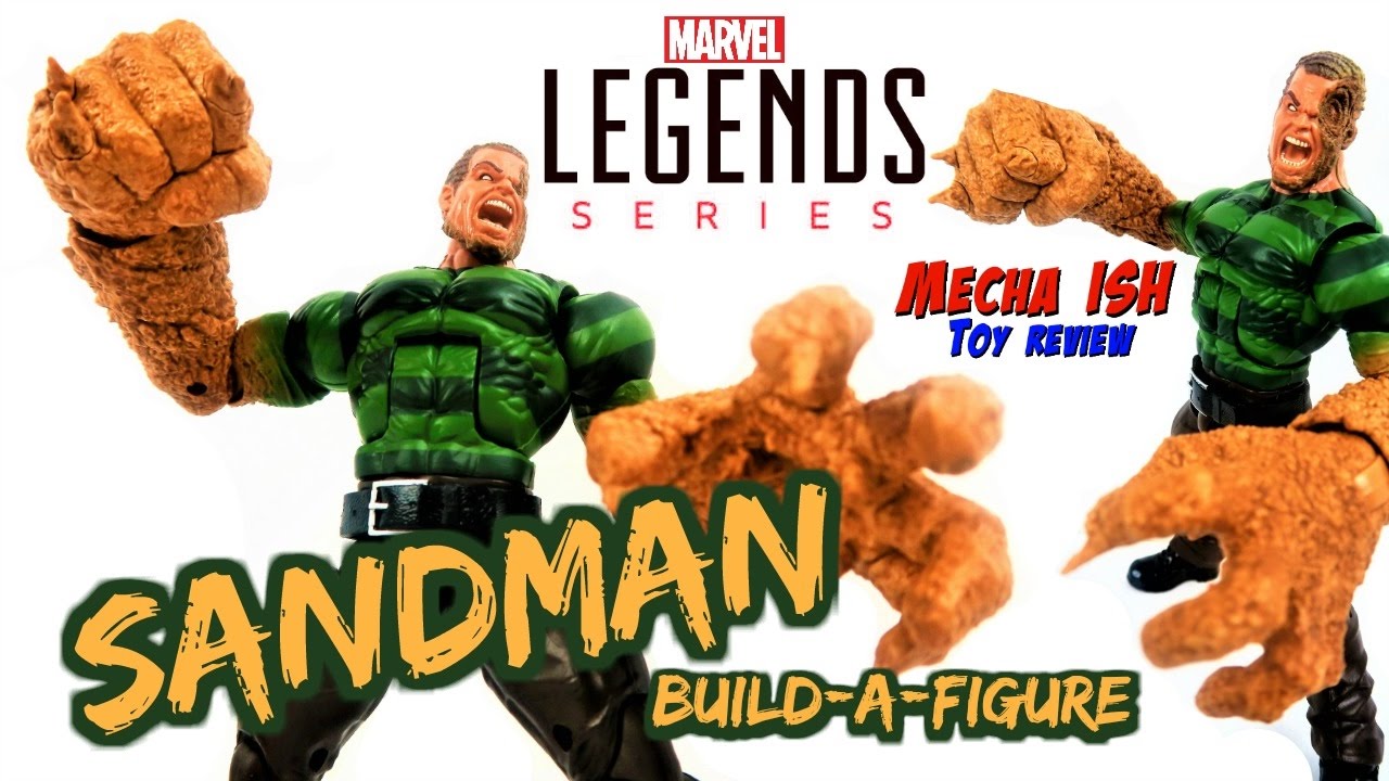 Marvel Legends SANDMAN BAF Action Figure Toy Review 2017