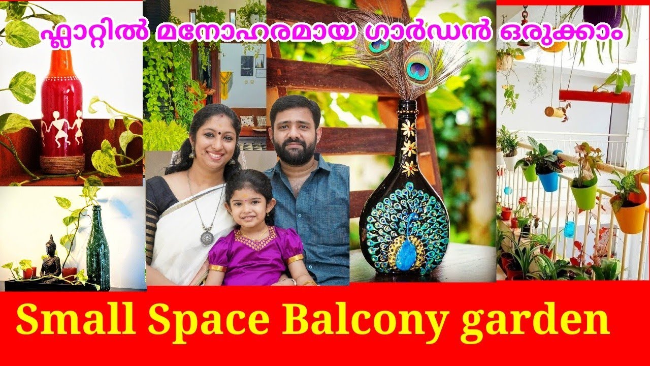 Adorable and Beautiful Balcony garden in India||Small Space Balcony Garden|| salu koshy
