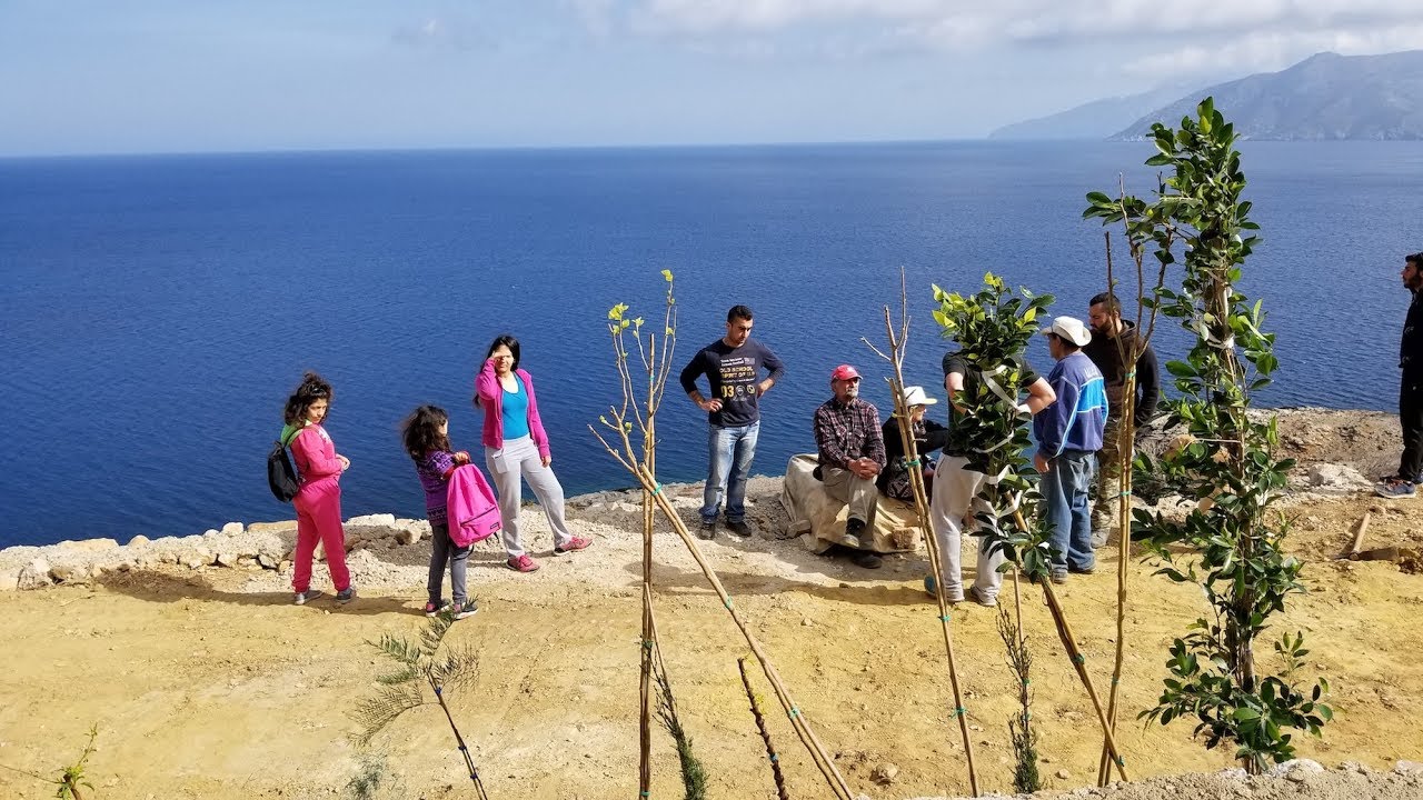Δενδροφύτευση Βαγιάς στη Θύμαινα - Planting in Baghia, Thimena