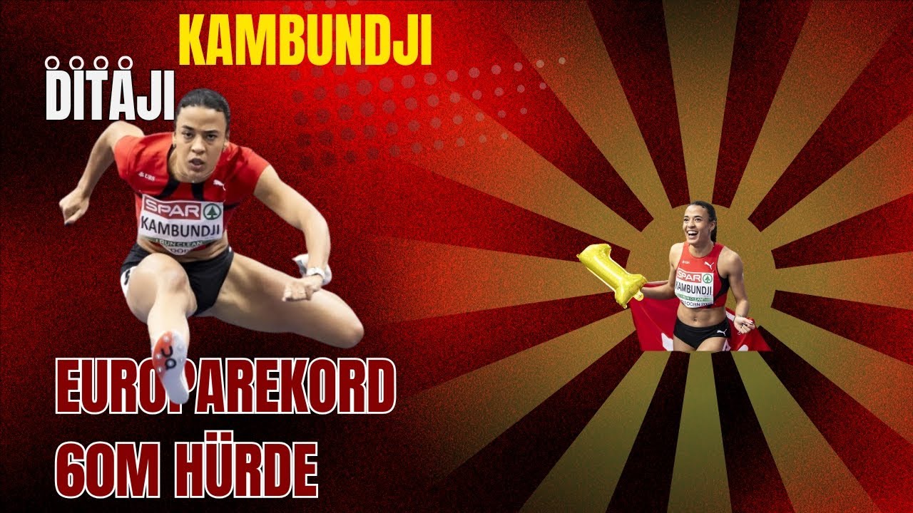 Ditaji Kambundji gewinnt!!! Europarekord im 60 Meter H&uuml;rdenlauf genial