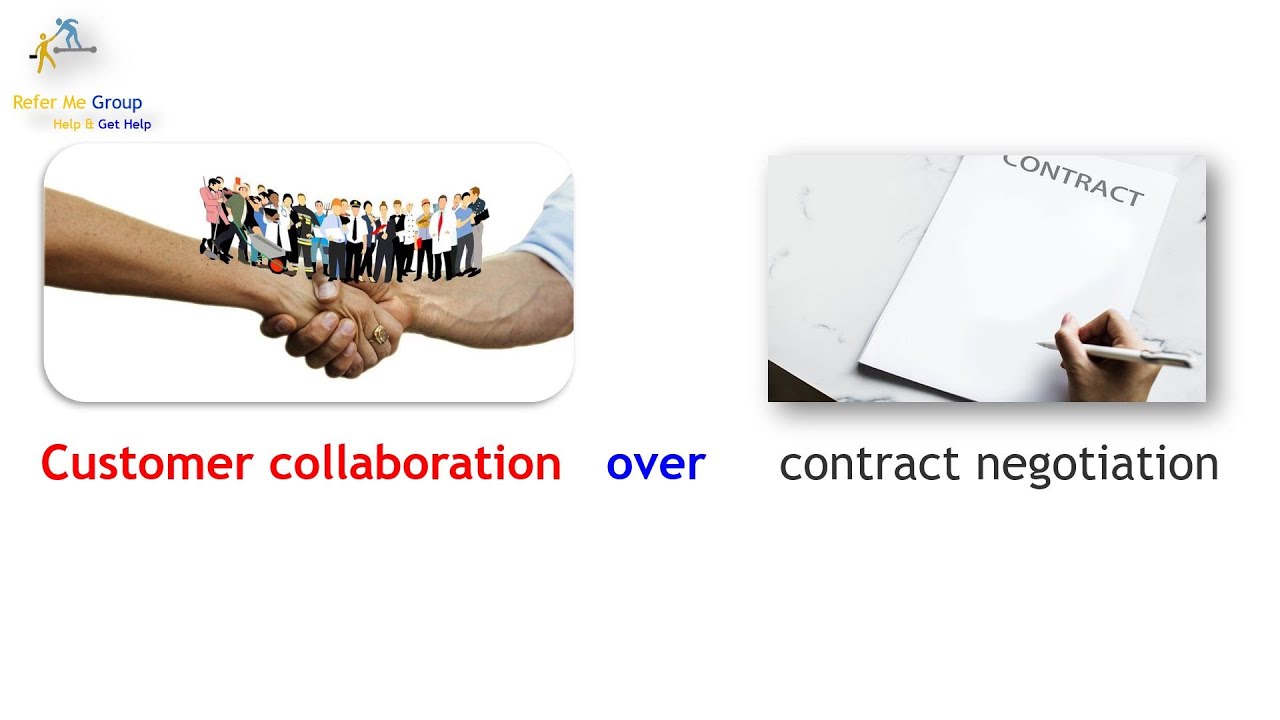 Agile Value 3 : Customer collaboration over contract negotiation