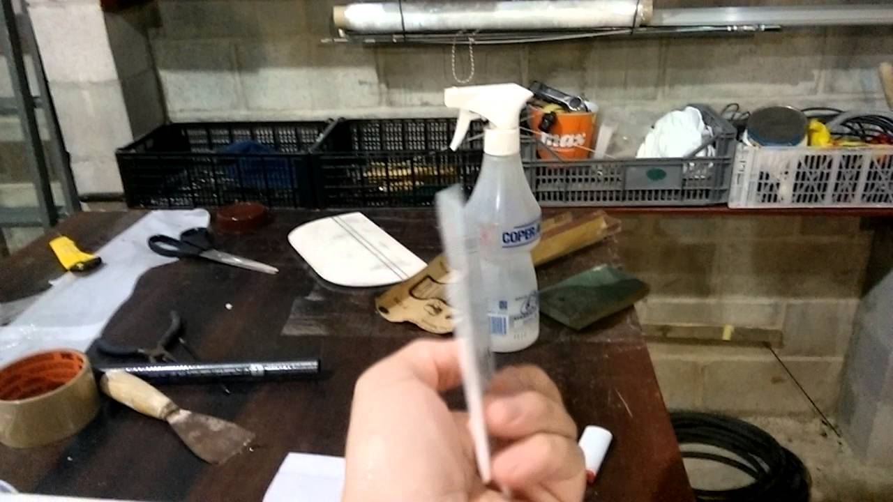 Laminação asa planador dlg com fibra e resina epoxy