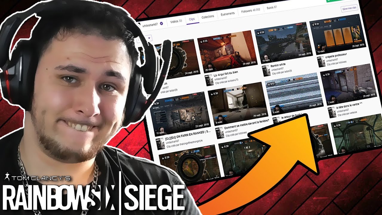 MES CLIPS LES PLUS VUE SUR TWITCH ! ► RAINBOW SIX SIEGE