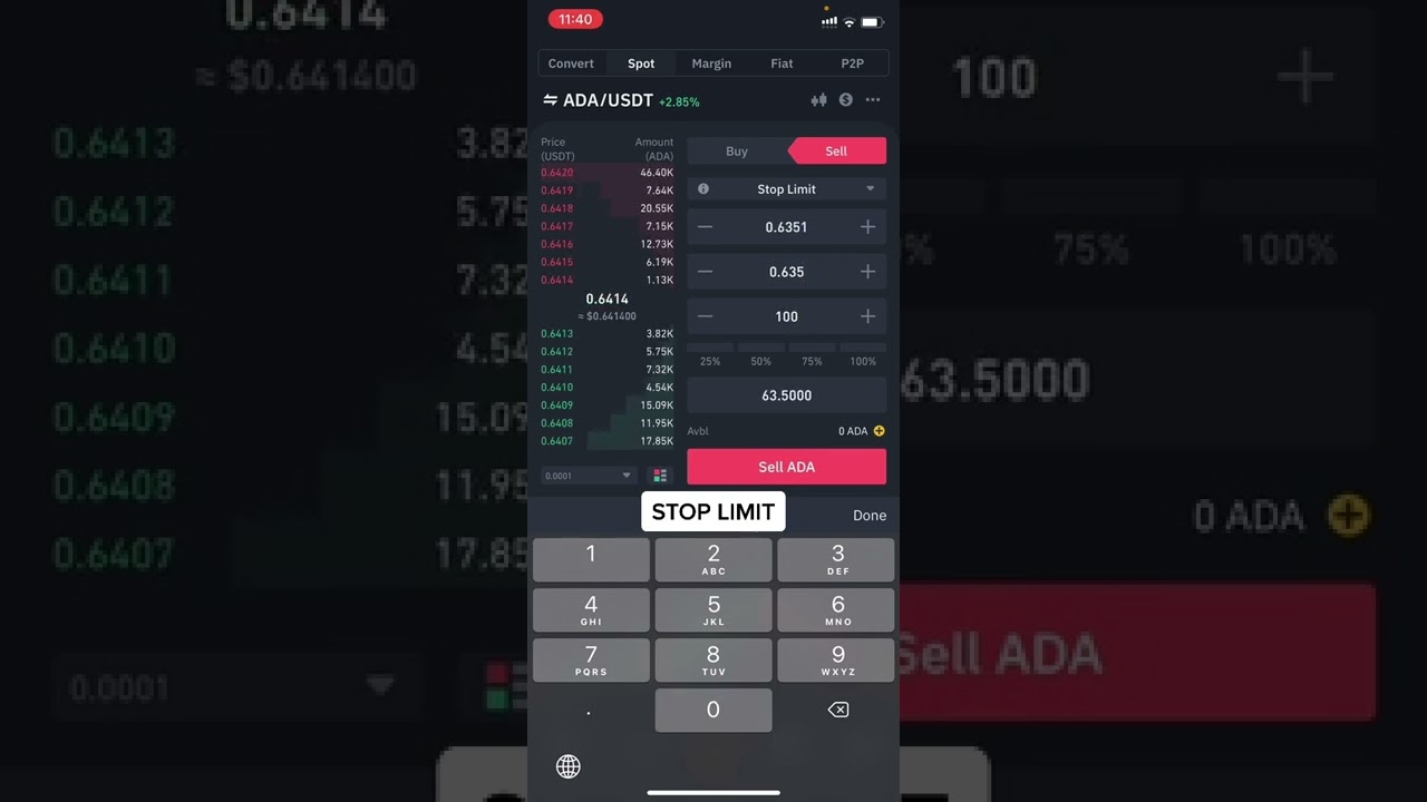 Stop Limit Sell In Binance - Urdu/Hindi June2022