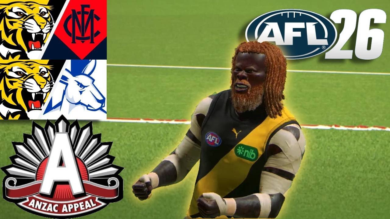 ANZAC Round! TORPEDO FROM 60?! AFL 26 Player Career Ep 9