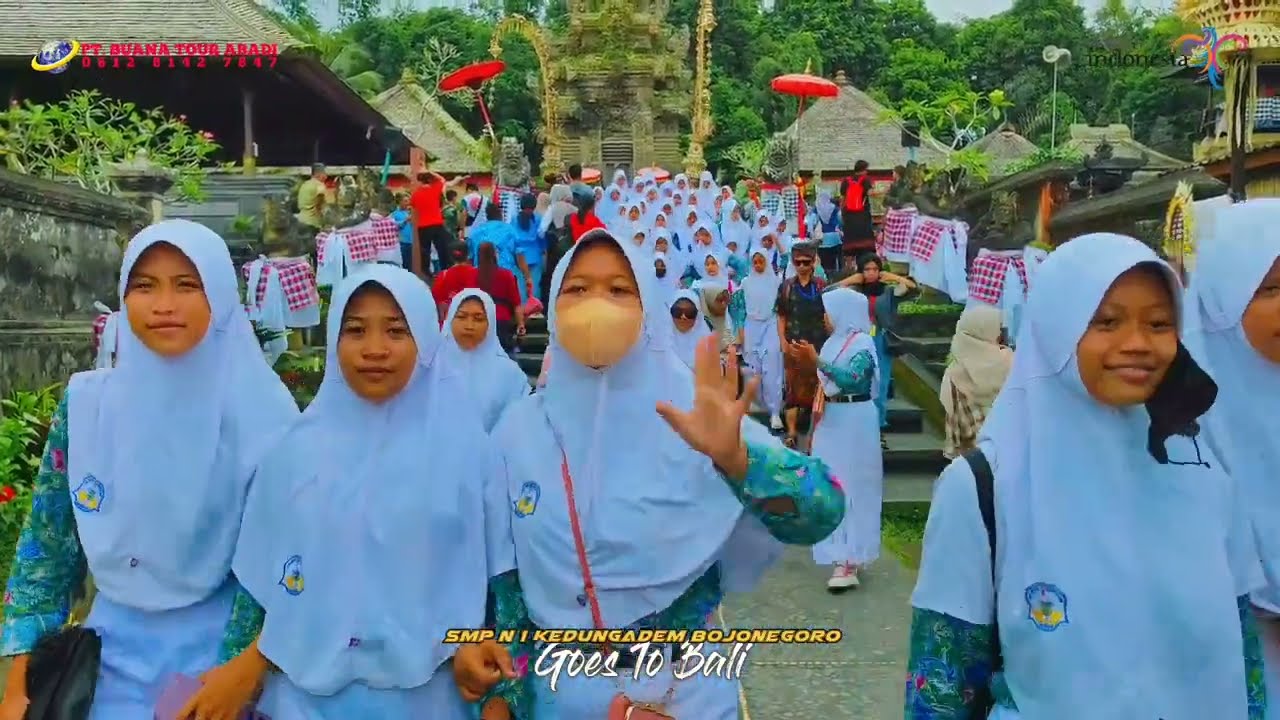 SMP N 1 Kedungadem Bojonegoro Study Tour Goes To Bali ||PT.BuanaTourAbadi||