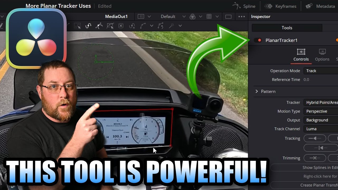 I can't believe the PLANAR TRACKER in Davinci Resolve 20 can do THIS!