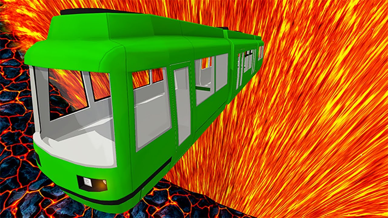 Beamng drive - Jumping In Volcano High Speed Car Jumps #33 | BeamNG-Destruction