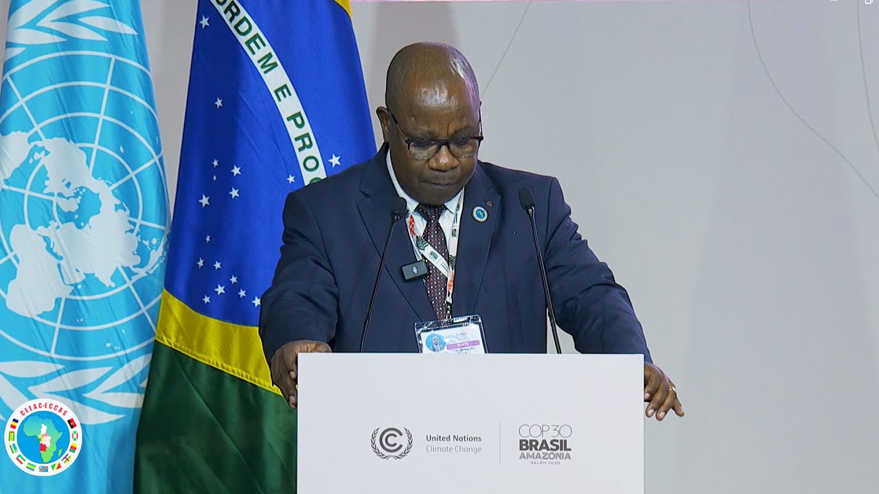 CEEAC: Allocution de  S.E. Ambassadeur Dr Ez&eacute;chiel NIBIGIRA &agrave; la tribune de la COP 30 - 18 -11-2025