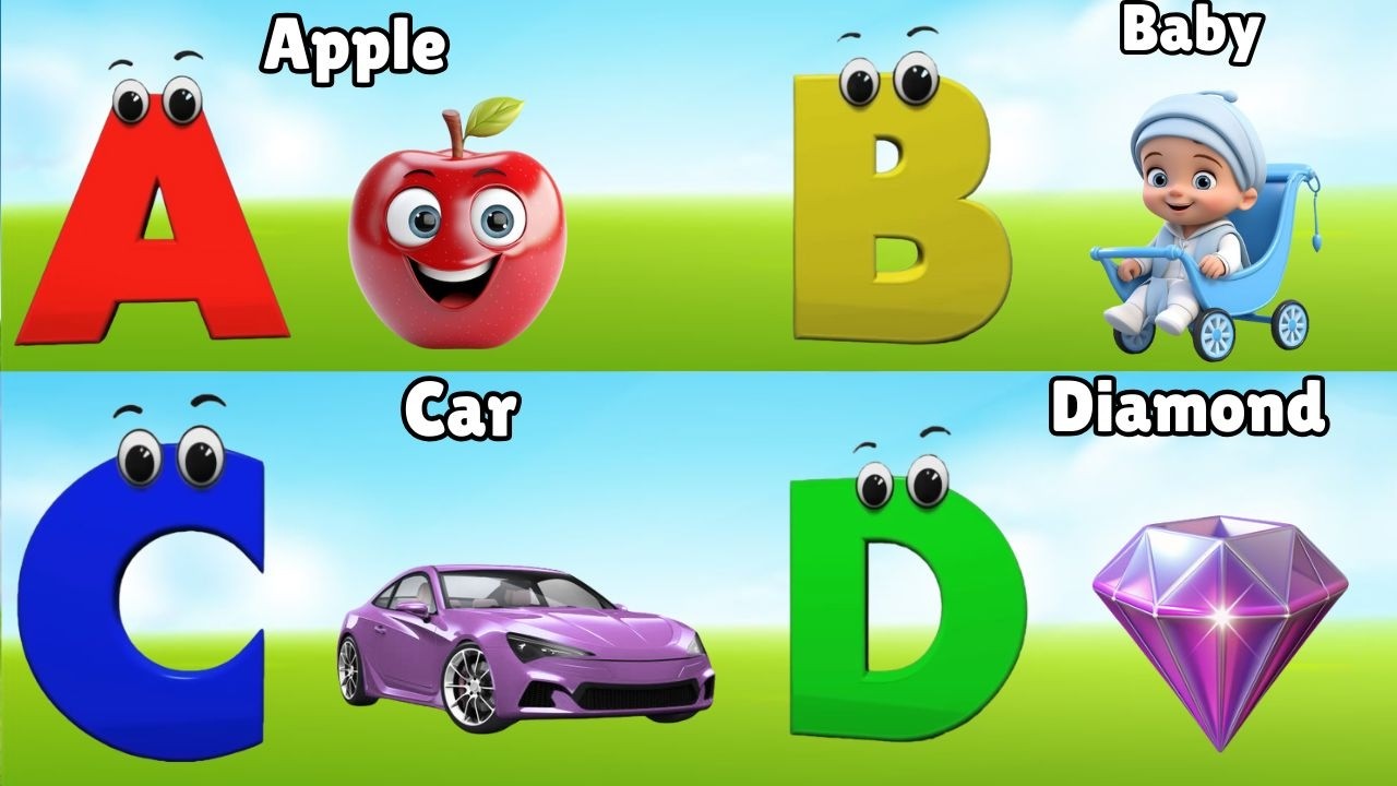 ABC Phonics Song - Toddler Learning Video Songs , A for Apple , Nursery Rhymes , Alphabet song
