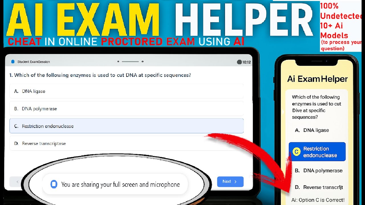 How to cheat in proctored exam | How to cheat in online exam | How to cheat in ProctorU | 2025