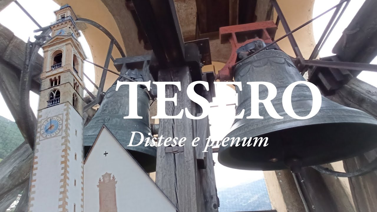 Campane della chiesa di Sant'Eliseo in Tesero (TN) - distesa della grande e plenum dalla cella