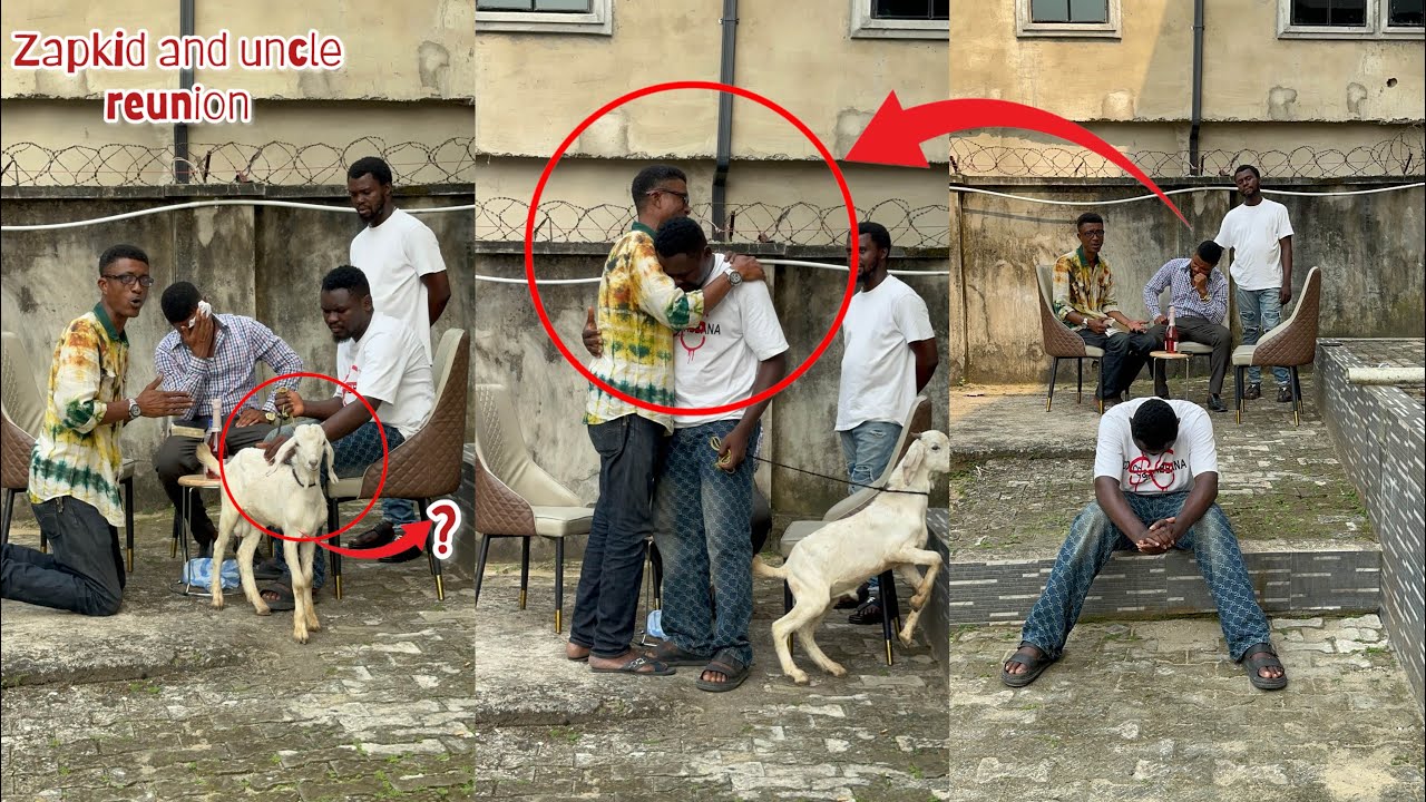 Finally Zapkid forgives uncle Tony of all his wickedness after turning him to a crocodile nd madness