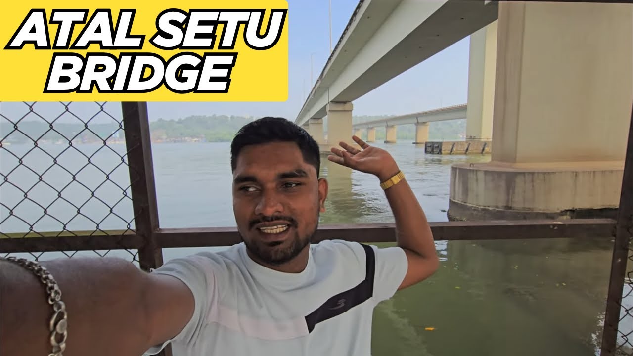 Under Goa’s Atal Setu Bridge 😲 | Hidden View You’ve Never Seen!