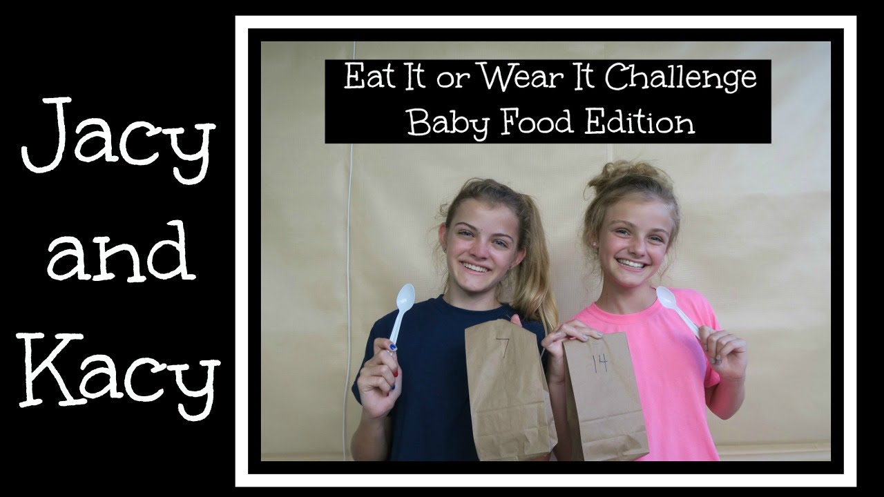 Eat It or Wear It Challenge 2 ~ Jacy and Kacy