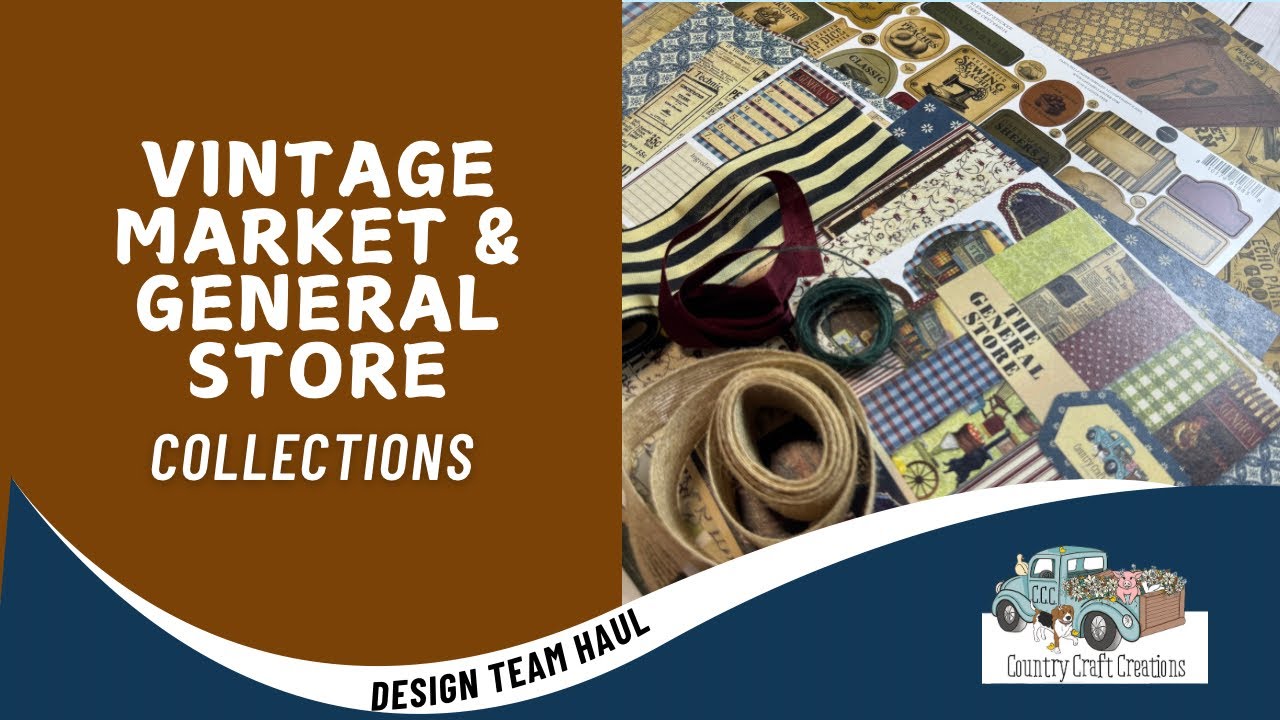 Country Craft Creations DT Package | Vintage Market & General Store | Paper packs flip through