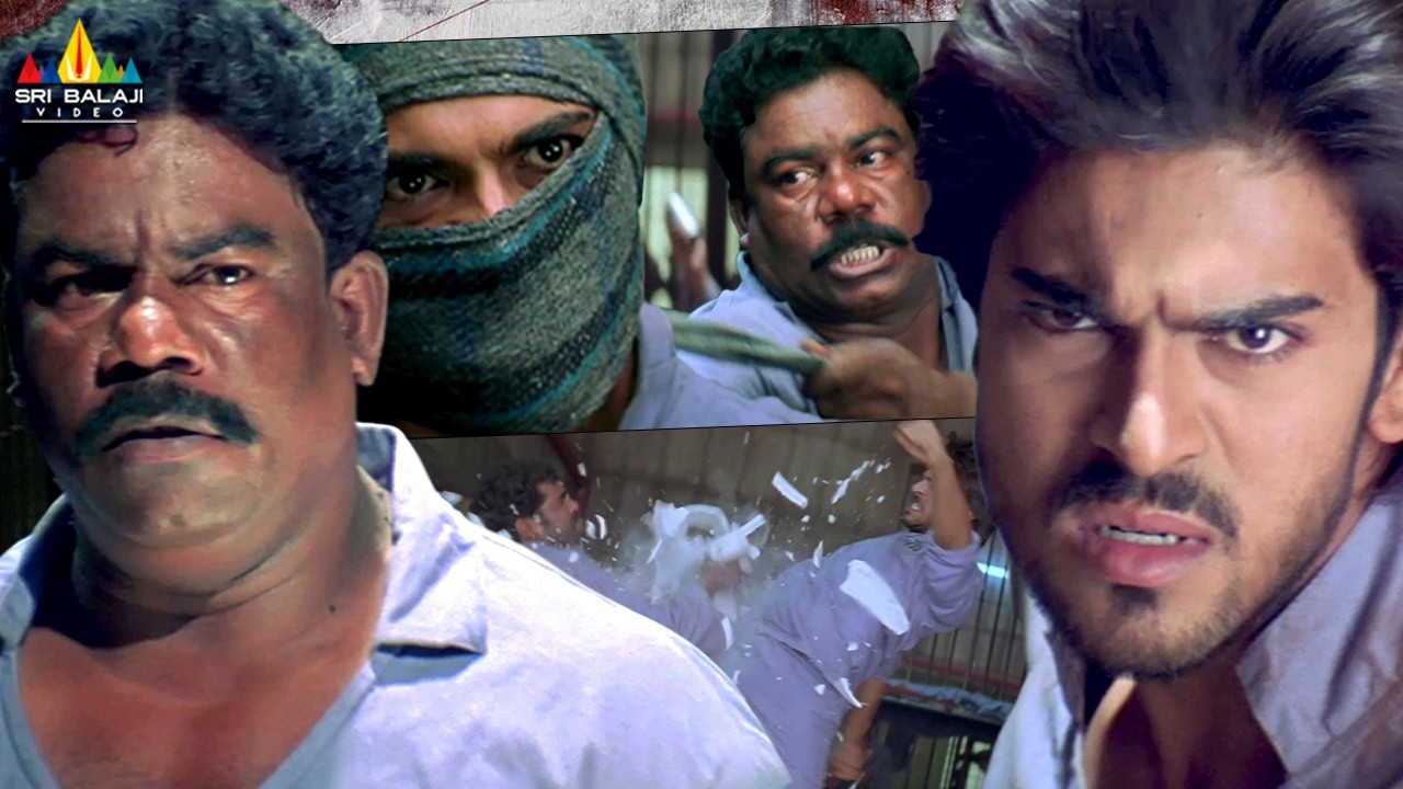 Ramcharan Powerful Entry Fight | Chirutha | Telugu Movie Action Scenes @SriBalajiAction
