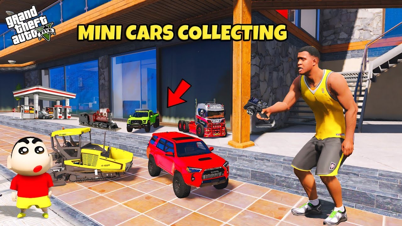 Shinchan & Franklin Collecting Shinchan Own Mini Super Car in GTA 5
