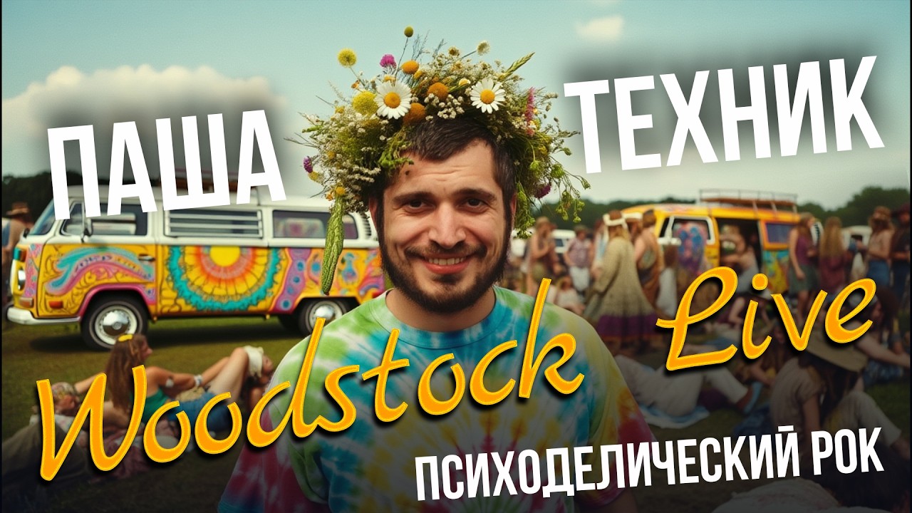 Паша Техник - Woodstock Live '69 (но это психоделический рок)