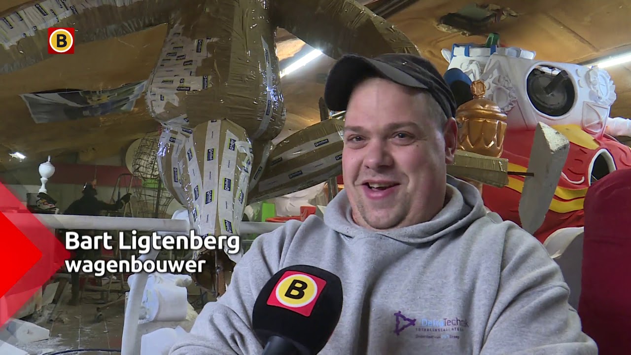Carrièremove voor bouwclub Steenbergen, eigen optocht afgezegd voor die van Bergen op Zoom
