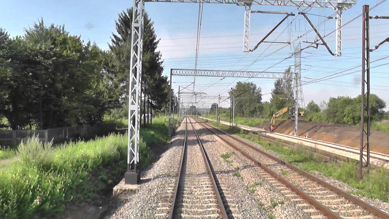 Odcinek Dąbrowa G&oacute;rnicza - Zawiercie jazda po Wiedence oraz D29-186