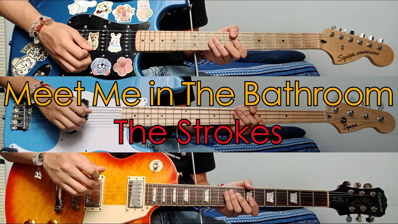 Meet Me in The Bathroom - The Strokes (Bass & Guitar Cover)
