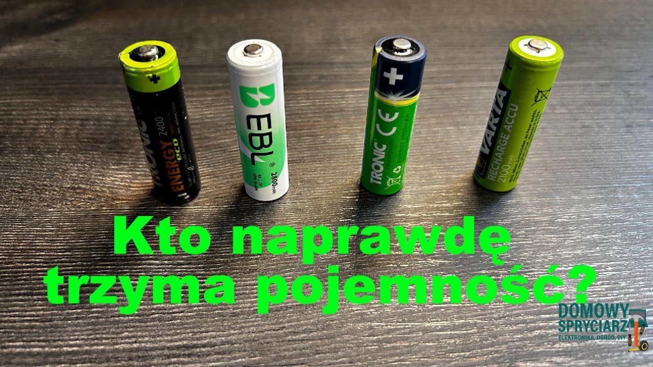Por&oacute;wnałem 4 akumulatory po kilku miesiącach używania - wyniki zaskoczyły!