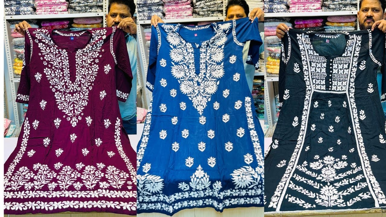 Lakhnavi Chikankari Kurti | Chikan Kurti in Delhi