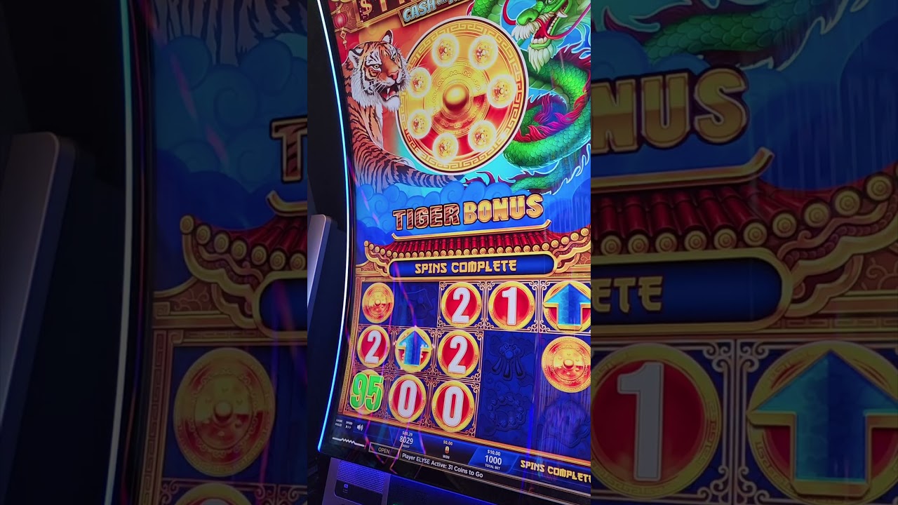 $10 Bet Bonus on the NEW Tiger and Dragon Slot Machine!! #slots #IGT #IGTGaming