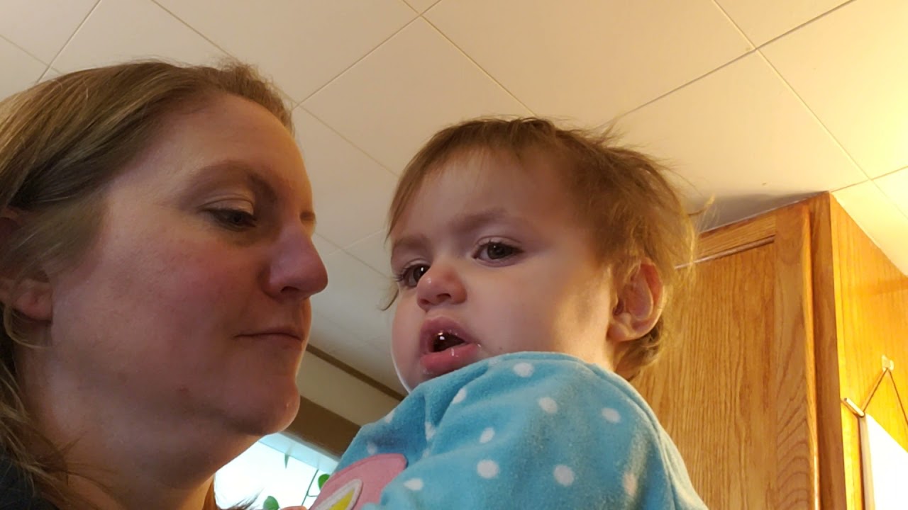 poor sick baby & spit bubbles