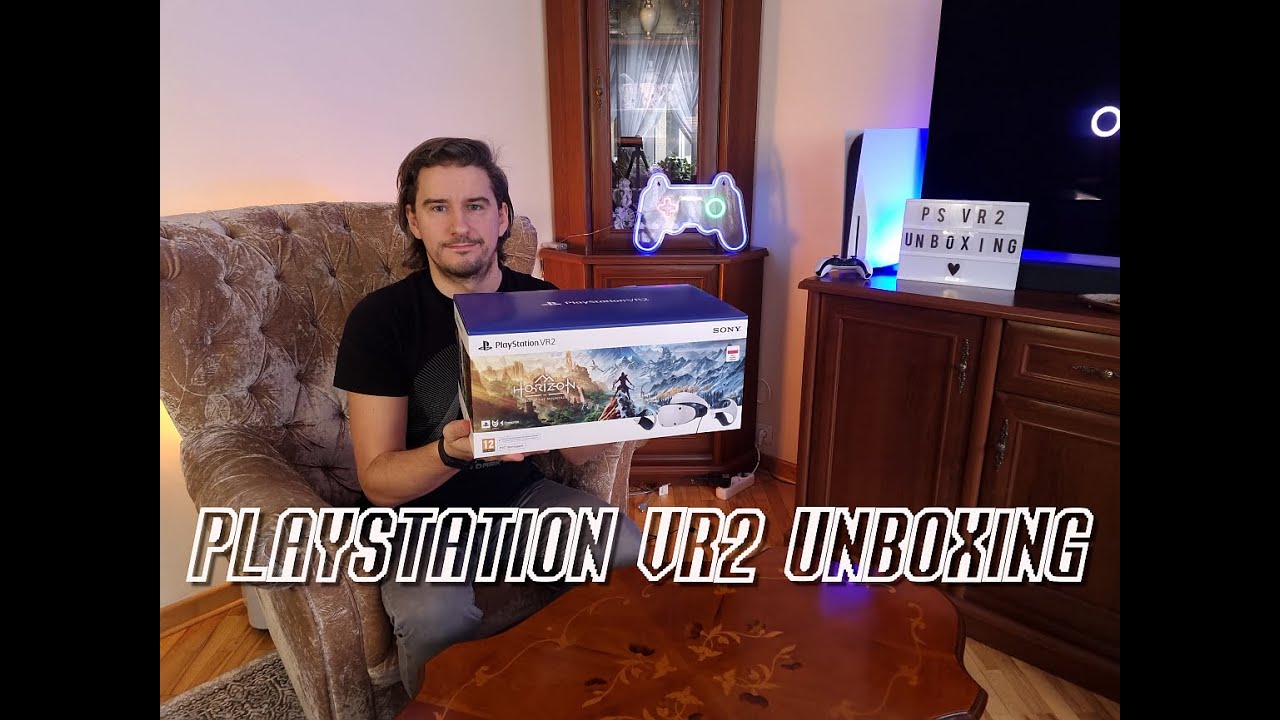 Playstation VR2, czyli unboxing nowego sprzętu Sony z gościem specjalnym, podłączenie i prezentacja