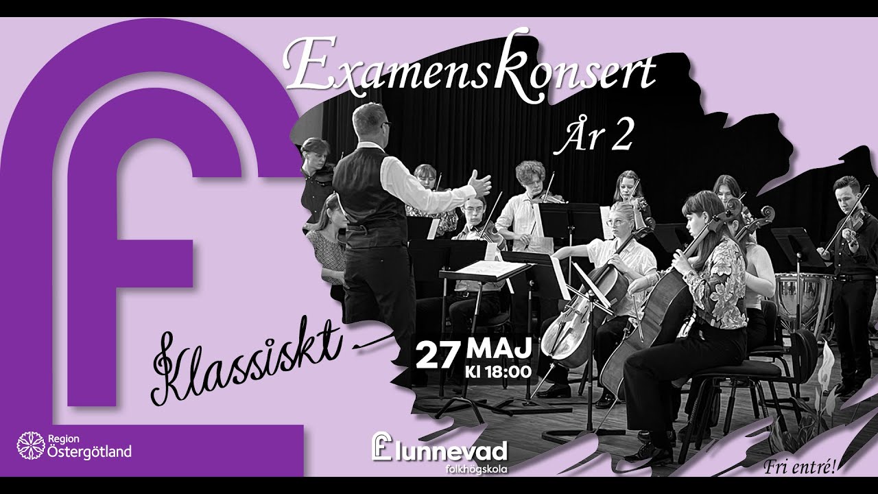 Examenskonsert klassisk inriktning år 2