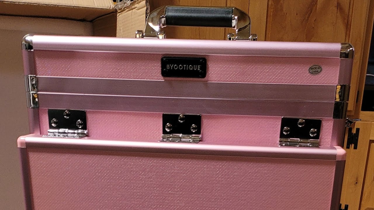 BYOOTIQUE Rolling Manicure Table - UNICORN PINK 🦄 😍 my thoughts on the case - am I keeping it❓ 🤔
