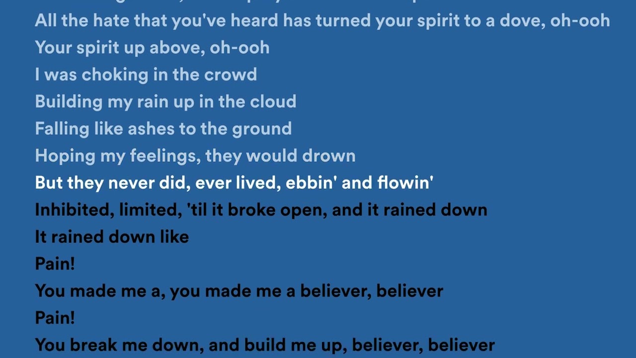 Imagine Dragons - Believer (Lyrics | Lirik | Karaoke)