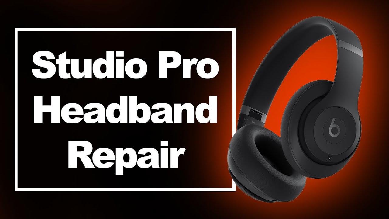 Как заменить сломанный шарнир оголовья на Beats Studio Pro Wireless (2023) A2924