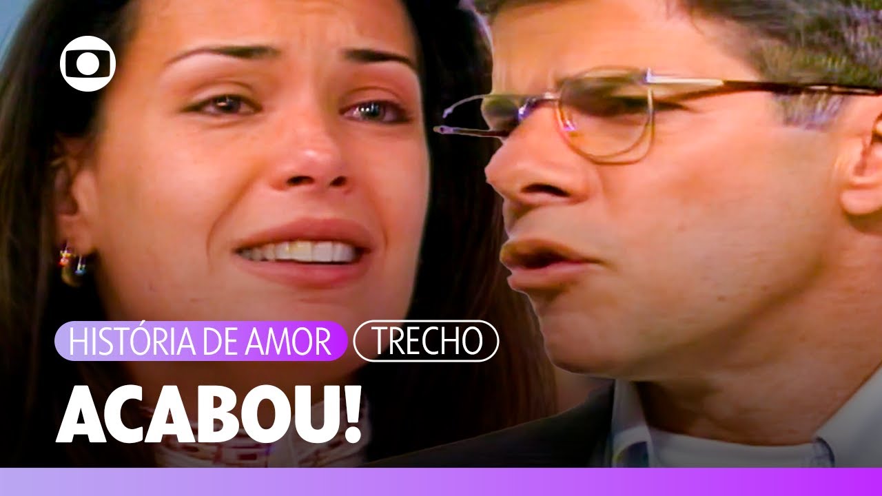 Paula implora para Carlos ficar, mas ele diz que é o fim do casamento! | História de Amor | TV Globo