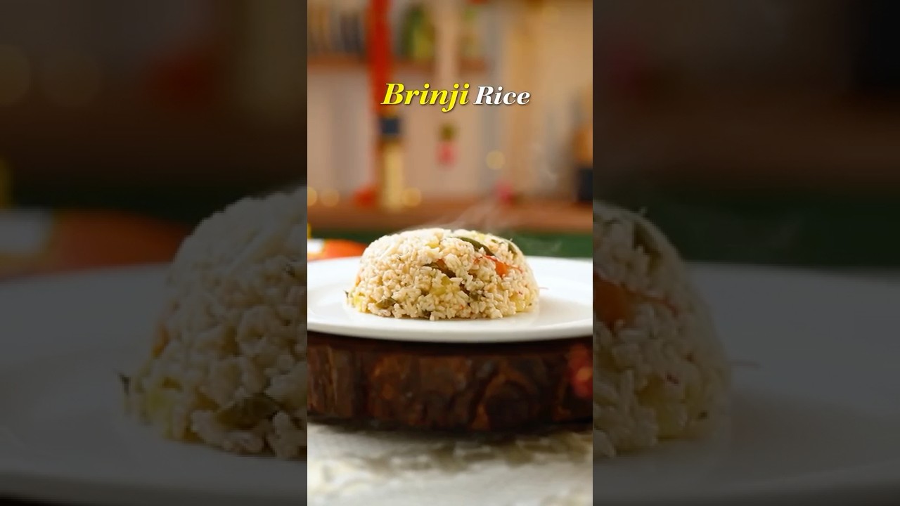 BRINJI RICE with Heritage Seeraga Samba rice#arunavijay #tasteyourheritage#diwalispecial#food#recipe