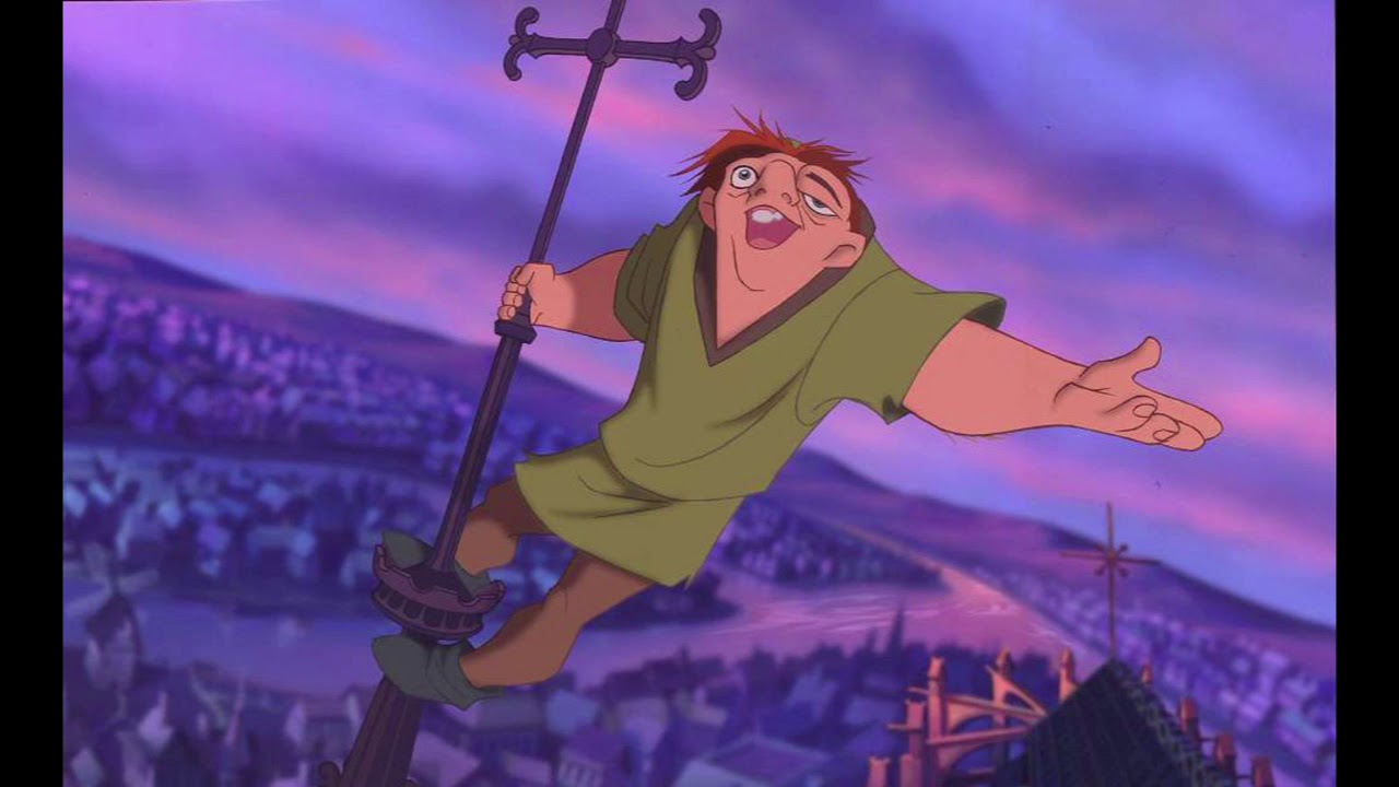 Out There (Hunchback of Notre Dame) - 1 half-step lower