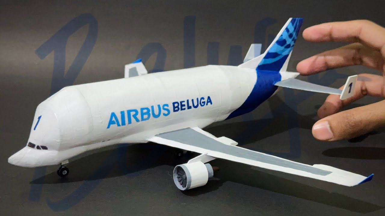 AIRBUS BELUGA — Изготовление самолёта из бумаги и картона