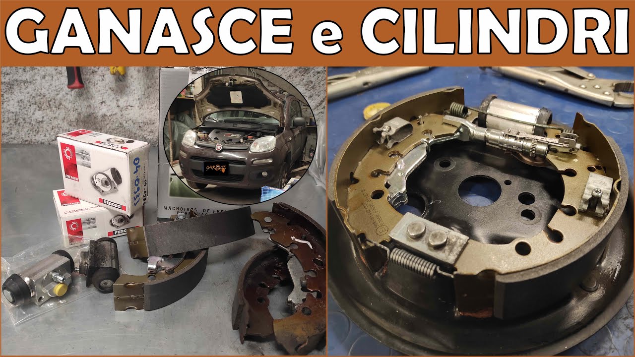 Sostituzione CILINDRETTO BLOCCATO e GANASCE: Revisione COMPLETA Freni Posteriori - FIAT PANDA 312