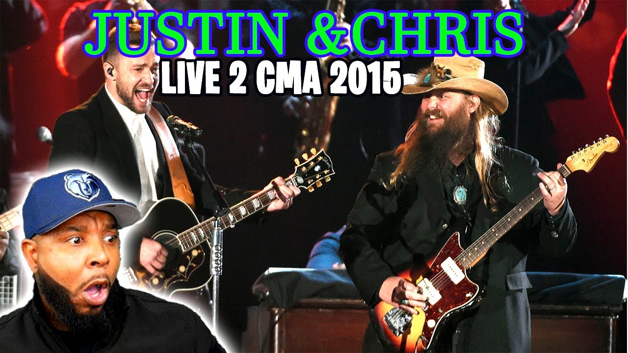Tennessee Whiskey/Drink You Away - Justin Timberlake & Chris Stapleton (CMA 2015) REACTION!