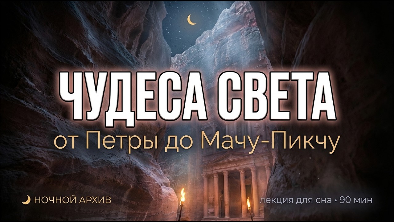 Новые Чудеса Света и Их Секреты — Лекция для Сна • 90 минут