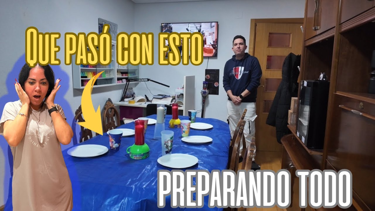 Nunca pensé que pasaría esto con el mantel . Si te quieres reír míralo . Broma a suscriptores 