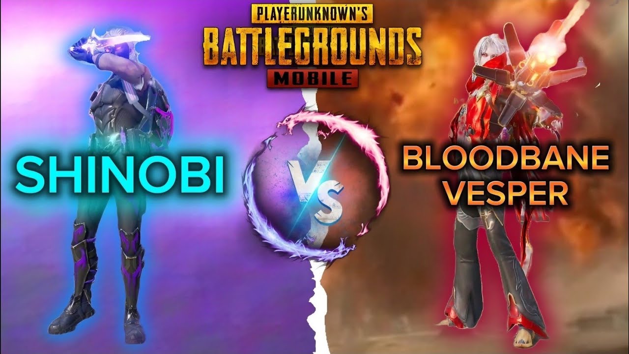BLOODBANE VESPER -VS- SHINOBI - PUBG Mobile