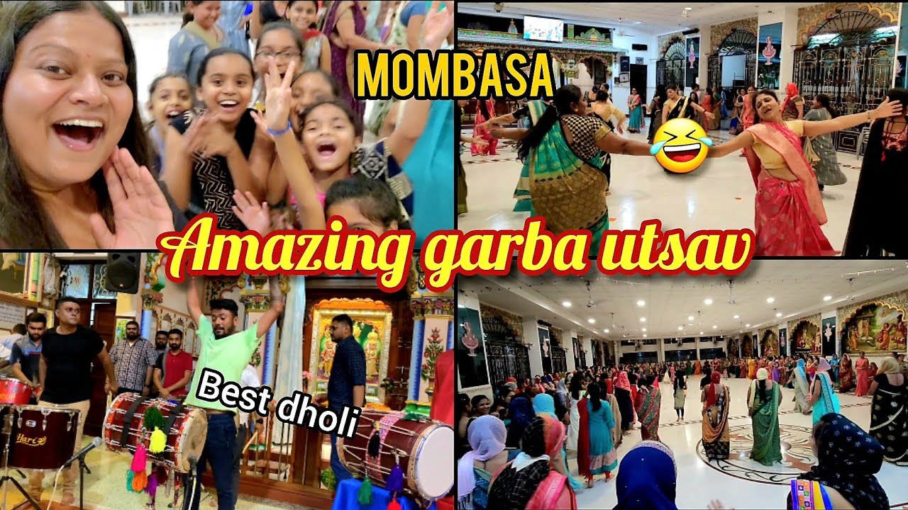 Best garba at Swaminarayan Temple, Mombasa, Kenya| Everyone went crazy🤣 #vlog #youtube #swaminarayan